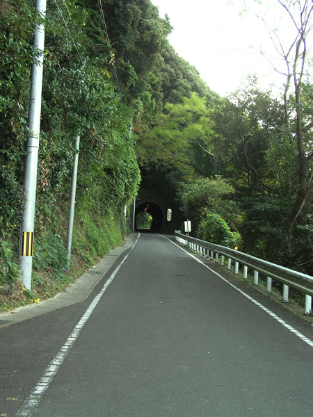 山道で怖かった体験イメージ画像