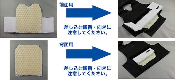 防弾チョッキ・防刃チョッキ説明画像