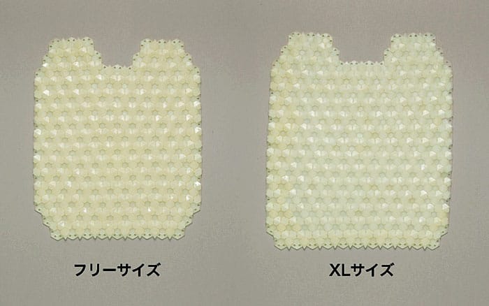 防弾・防刃チョッキサイズ比較